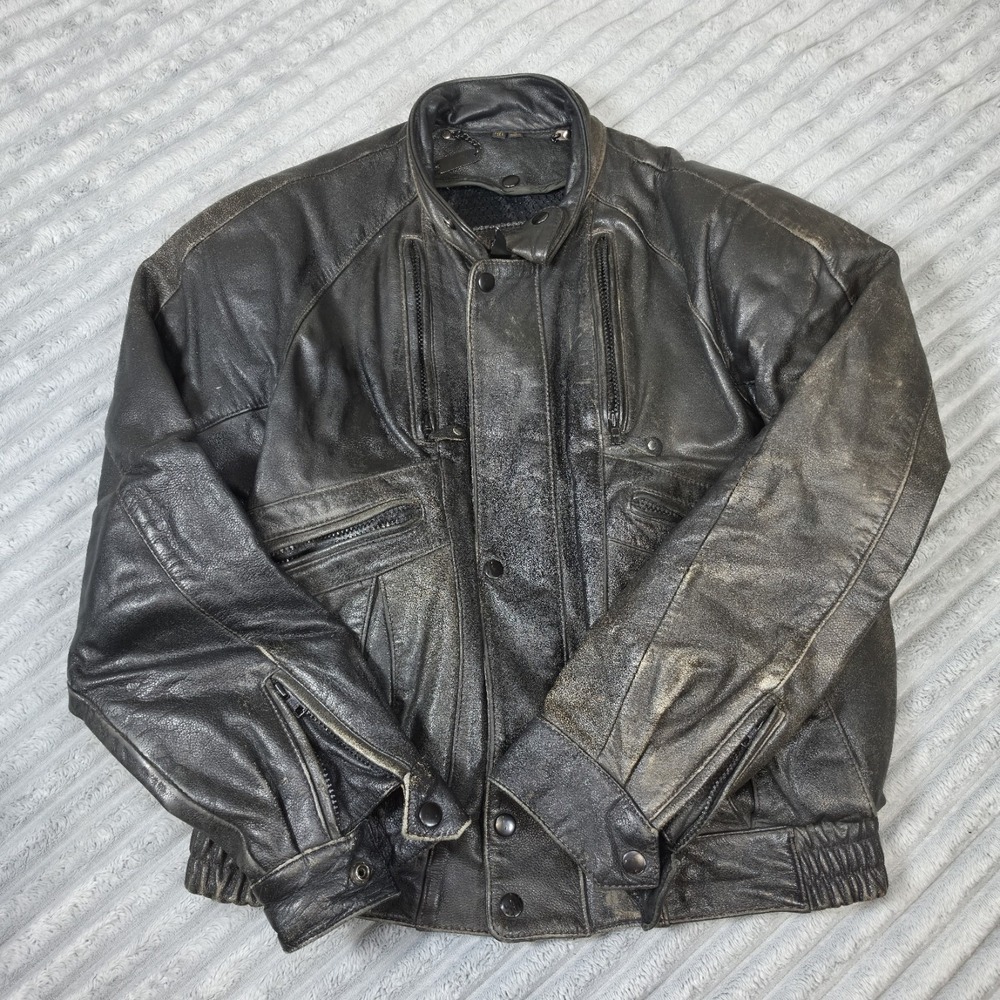 VTG Harely Davidin Heavy Duty Leather jacket 04/1990s HD-90-072Inspected by SIMK